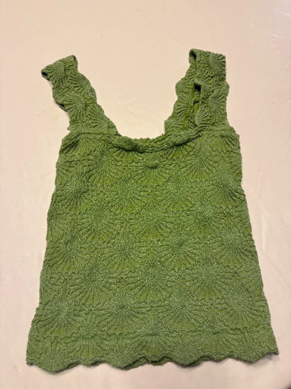 Free People Love Letter Floral Knit Camisole